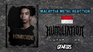 Malaysia Metal Reaction - Humiliation - Luthfi iho - Genesis (Drum playthrough)