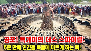 공포! 독개미의 데스 스파이럴: 5분 만에 인간을 죽음에 이르게 하는 독!