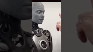 Creepy or CREEPY? Robot gets Angry when his nose is touched #shorts #youtubeshorts