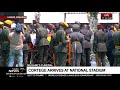 Cortege arrives at Mugabe funeral