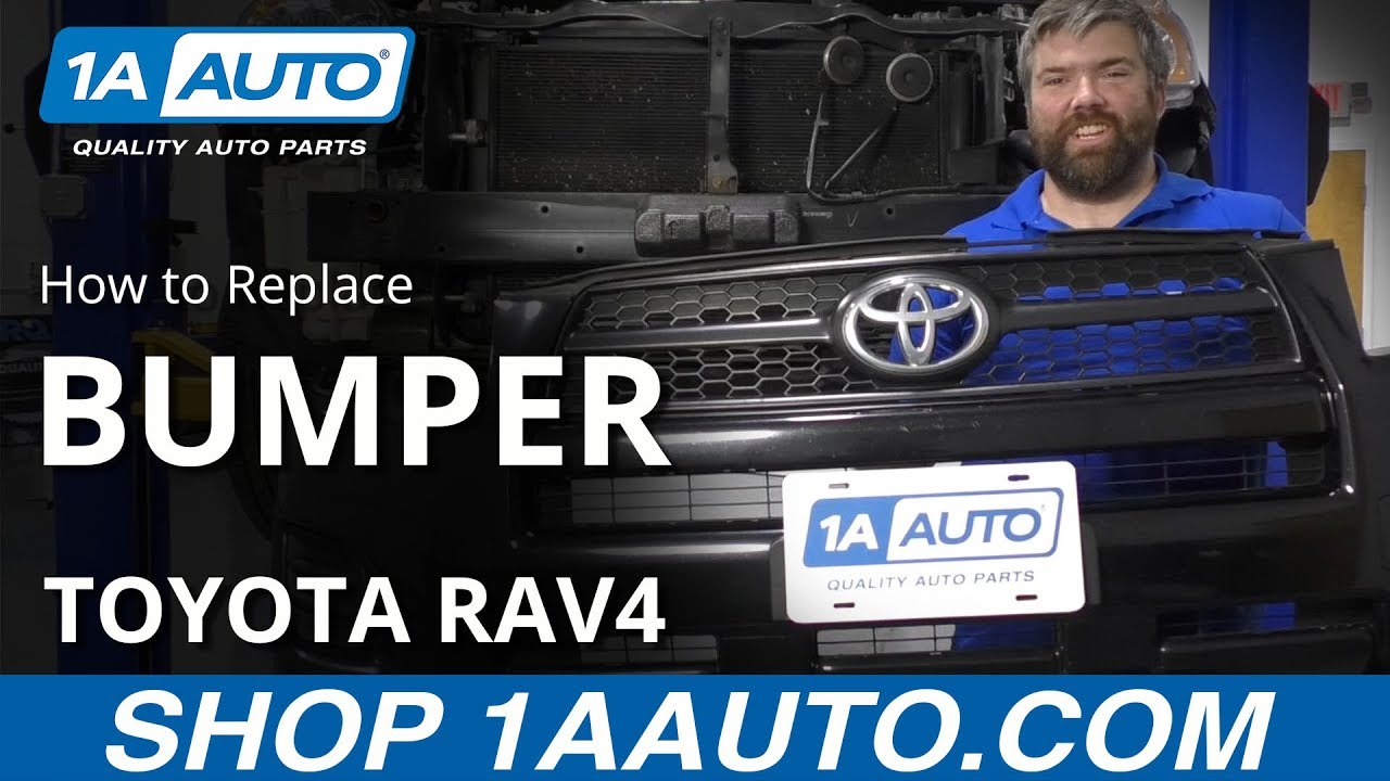 How To Remove Reinstall Front Bumper 2005-16 Toyota RAV4 | 1A Auto