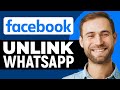 How To Unlink Your WhatsApp From Facebook (2025) Simple Guide