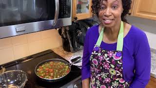 Making and canning jalapeño hot sauce.