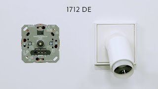 JUNG Serietastdimmer Universeel led met neventoestelingang – 1712 NL