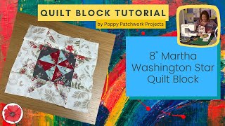 How to make the Martha Washington Star Quilt Block ◈ Free Quilting Tutorial