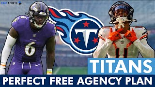 Tennessee Titans PERFECT 2024 NFL Free Agency Plan | Is Derrick Henry GONE? Ft. Patrick Queen