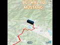 butwal to mustang 😱😱 mustang road 🛣️🛣️ mustang nepal travel map shorts