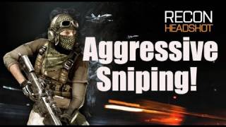 Aggressive Sniping - Low Power Scopes [BF3 L96 Gameplay]