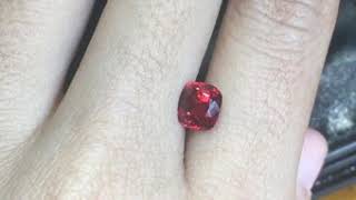 1.52Cts Burmese Orangy Red Spinel