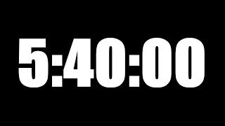 5 HOUR 40 MINUTE TIMER • 340 MINUTE COUNTDOWN TIMER ⏰ LOUD ALARM ⏰