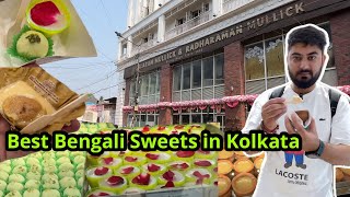 Kolkata Famous Bengali Sweets 😍 139 साल पुरानी शॉप 👌 #streetfood #kolkatastreetfood