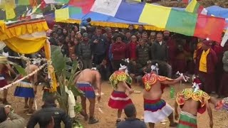 KAVRE TEMAL JHYUNGBA NACH MONKS DANCE AFTER 🙏❤️