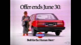 1988 Nissan Sentra Car Commercial