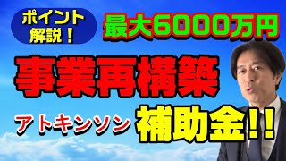 「事業再構築補助金」ポイント解説！最大6000万円もらえる！2021年3月公募開始予定！