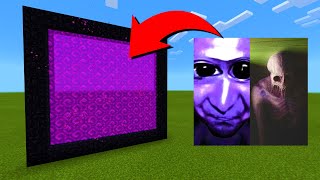 How To Make A Portal To The Ao Oni vs Trevor Henderson Dimension in Minecraft!