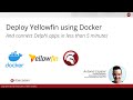 Deploying Yellowfin using Docker - And using it inside Delphi Apps in less than 5 minutes!