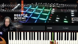 Dewa 19 Restoe Boemi Mahadewa Tutorial Piano Keyboard sound complete