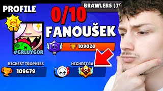 HODNOTÍM Nejlepší Brawl Stars Účty FANOUŠKŮ! (výhra=dárek)