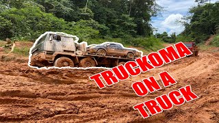 TRUCKOMA on a Truck Back! - Puruni Road Guyana.