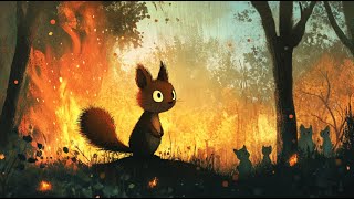 Ember the Brave: A Squirrel’s Adventure to Save the Forest from Wildfires! 🌳🔥