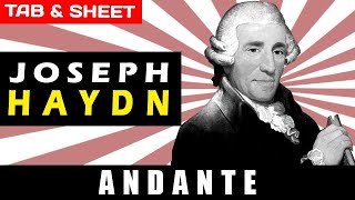 TAB/Sheet: Andante by Joseph Haydn [PDF + Guitar Pro + MIDI]