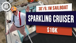 $16k Cruising Sailboat for Sale | EP 45 | #sailboattour #sailboatreview