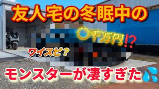 倉庫で冬眠中のモンスター車に出会ったので撮影してみました〜！どうぞご覧下さい　LBWK リバティウォーク  DODGE ダッジチャレンジャー ヘルキャット　SRT　JAIL BREAK