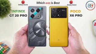 Infinix GT 20 Pro Vs Poco X6 Pro | Full Comparison ⚡ Which one is Best?