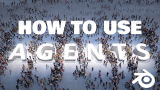 How to Use Agents - The Advanced Blender Crowd Simulation Addon