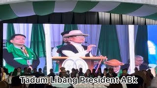 Speech by Shri Tadum Libang President AbK , Adi-Galo Summit