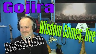 Gojira - Wisdom Comes, Live!   (Reaction)