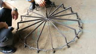 Research and manufacture of steel wire spiral fan guard mould \u0026 Fixture