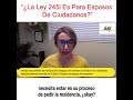 “¿la ley 245i es para esposos de ciudadanos ”