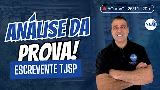 🔴 Reaplicação Escrevente TJSP 2024 | ANÁLISE DA PROVA