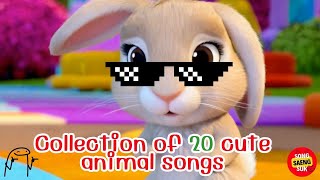 Collection of 20 Cute Animal Songs: Fun and Adorable Tunes for Kids!