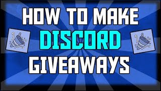 HOW TO MAKE THE OPEST GIVEAWAY BOT WITH BUTTONS