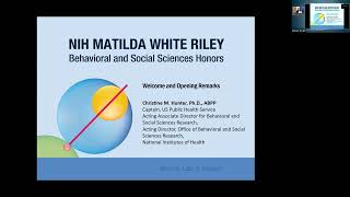 16th NIH Matilda White Riley Behavioral and Social Sciences Honors: 2023