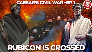Caesar's Civil War: The War Begins 49BC DOCUMENTARY