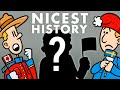 What country has the LEAST BAD history?