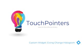 TouchPointers: Custom Widget - Giving Change Histogram