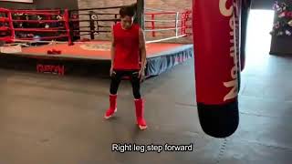 Gumpun Muaythai - Jump kick (การกระโดดเตะ)