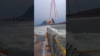 Ganesh Nimajjanam in Prakasam Barrage🙏🙏