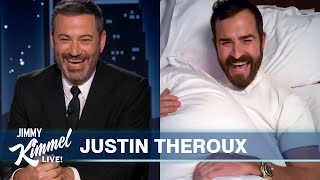 Justin Theroux on MyPillow Mike Lindell, Pranking Jimmy Kimmel & Sexy Esquire Cover