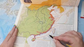 ASMR ~ More Maps of Asian Empires! Mughal India, Ming & Qing China, Shogun Japan ~ Soft Spoken 🐈‍⬛