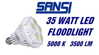 Sansi BR30 35 watt floodlight Review