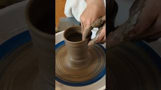 【陶芸】【pottery】電動ろくろでカップを作る