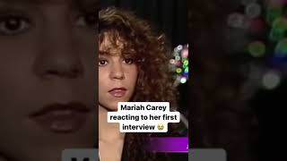 mariah carey makes fun of her first interview ever #shorts