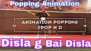 Disla g Bai Disla Popping Animation in marathi song