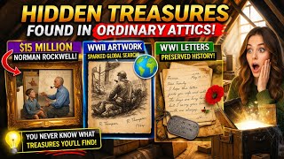 “$15 Million Treasure Found in an Attic! 😱 Hidden WWII Art & WWI Letters Revealed!”