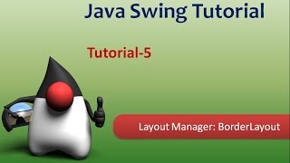 Java Swing Tutorial #5 Layout Manager : BorderLayout